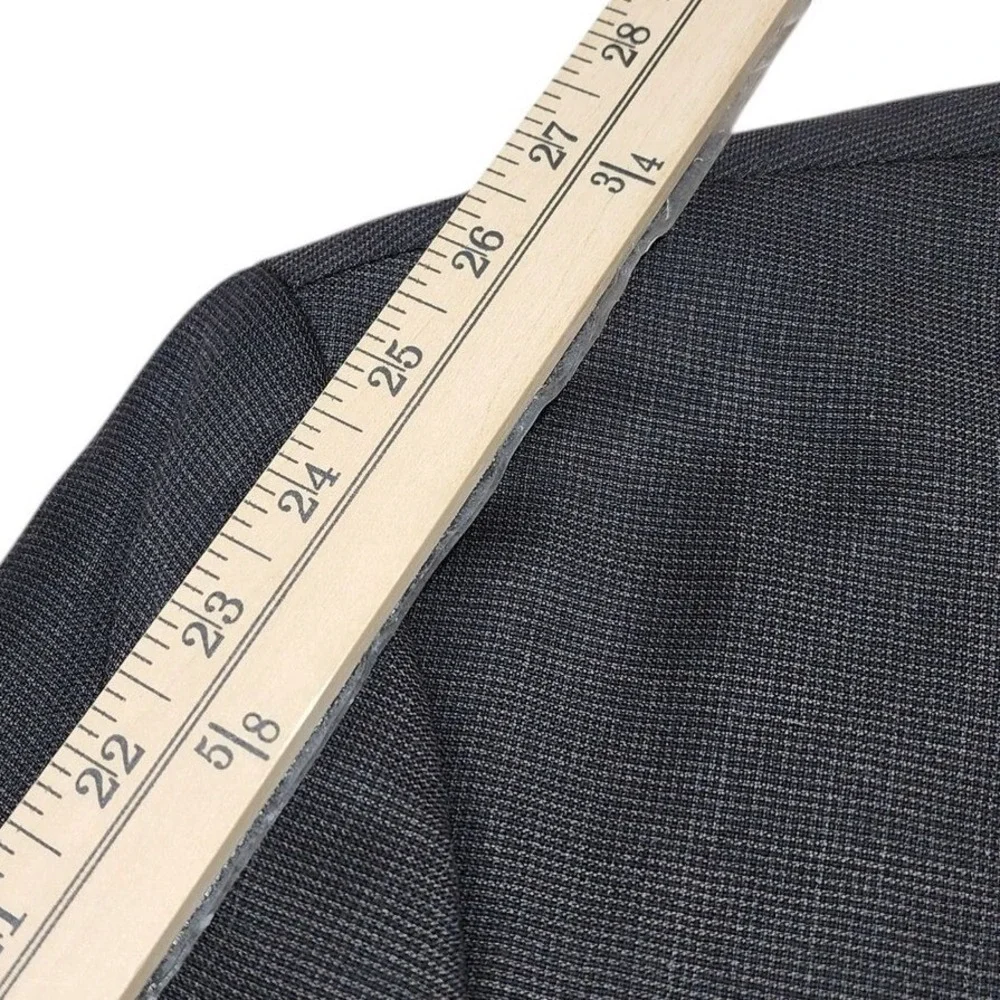 Calvin Klein Suit Jacket Men 48R Brown‎ 100% Wool Two Button Blazer